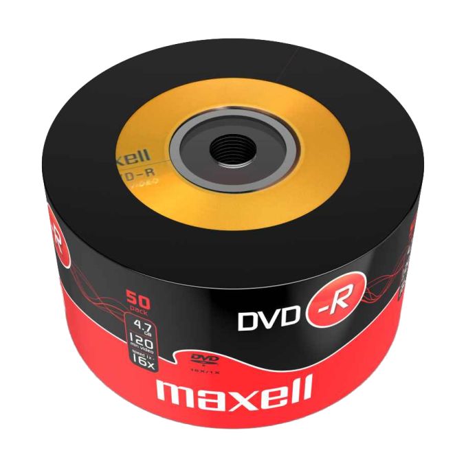 Discuri optice - DVD-R, 4.7GB, 16x, 50 buc/set, Maxell