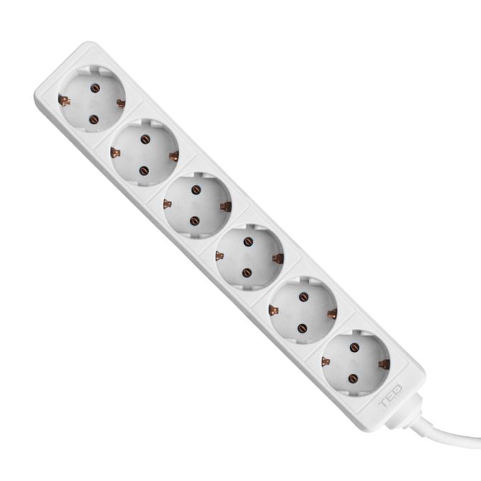 Iluminat si electrice - Prelungitor, 6 prize schuko, 5m, cablu 3x1mm, alb TED Electric