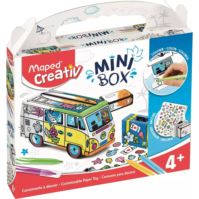 Set creativ, jucarie carton, Maped Mini Box