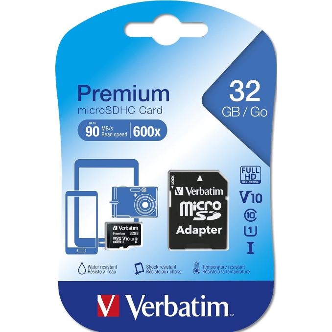 Carduri de memorie - Card de memorie, micro SDHC, cu adaptor, clasa 10 , 32GB, Verbatim Carduri de memorie - Card de memorie, micro SDHC, cu adaptor, clasa 10 , 32GB, Verbatim
