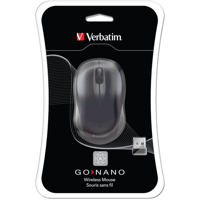 Periferice PC - Mouse Wireless, 1600 dpi, negru, Verbatim