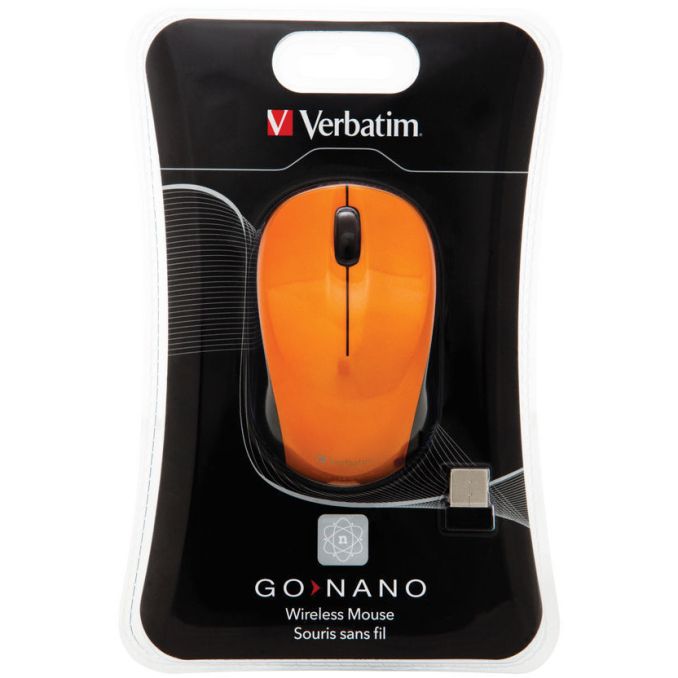 Periferice PC - Mouse Wireless, 1600dpi, portocaliu, Verbatim Periferice PC - Mouse Wireless, 1600dpi, portocaliu, Verbatim