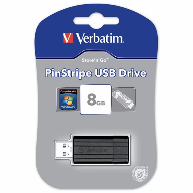 Memorii usb - Memorie stick USB 2.0, 8GB, negru, Verbatim