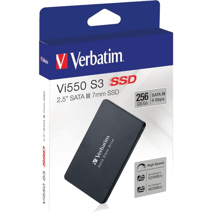 Memorii SSD - SSD, 256GB, SATA-III, 2.5 inch, Verbatim VI550 Memorii SSD - SSD, 256GB, SATA-III, 2.5 inch, Verbatim VI550