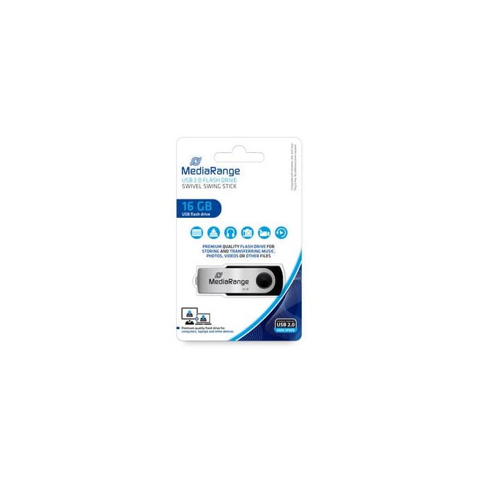 Memorii usb - Memorie stick USB 2.0, 16GB, MediaRange Memorii usb - Memorie stick USB 2.0, 16GB, MediaRange