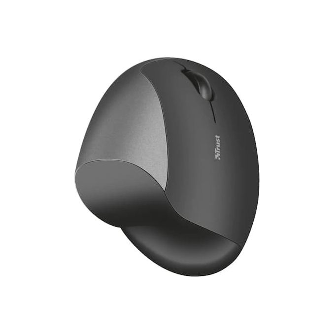 Periferice PC - Mouse wireless, ergonomic, negru, Trust Varo