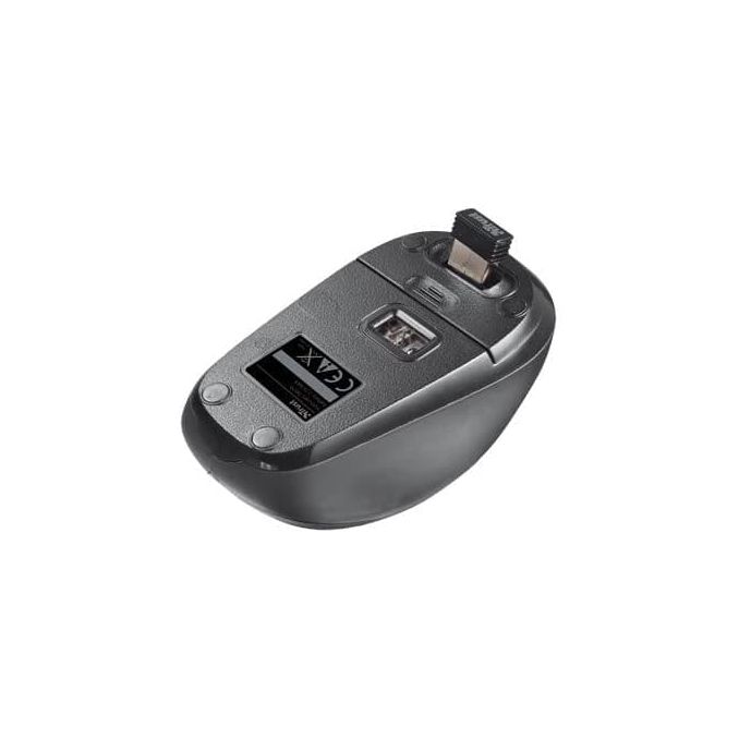 Periferice PC - Mouse wireless, 1600 dpi, negru, Trust Yvi