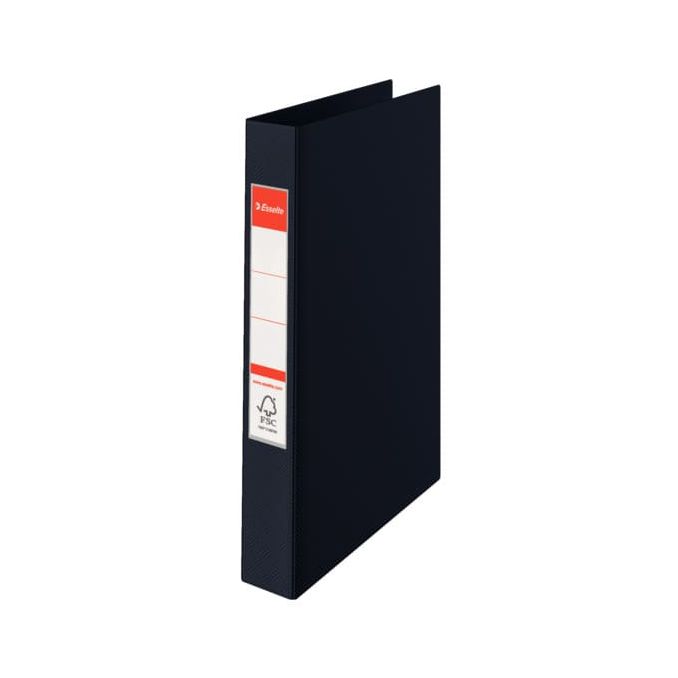 Caiete mecanice - Caiet mecanic A4, 4 inele/R25mm, 42mm, negru, Esselte Standard Vivida Caiete mecanice - Caiet mecanic A4, 4 inele/R25mm, 42mm, negru, Esselte Standard Vivida