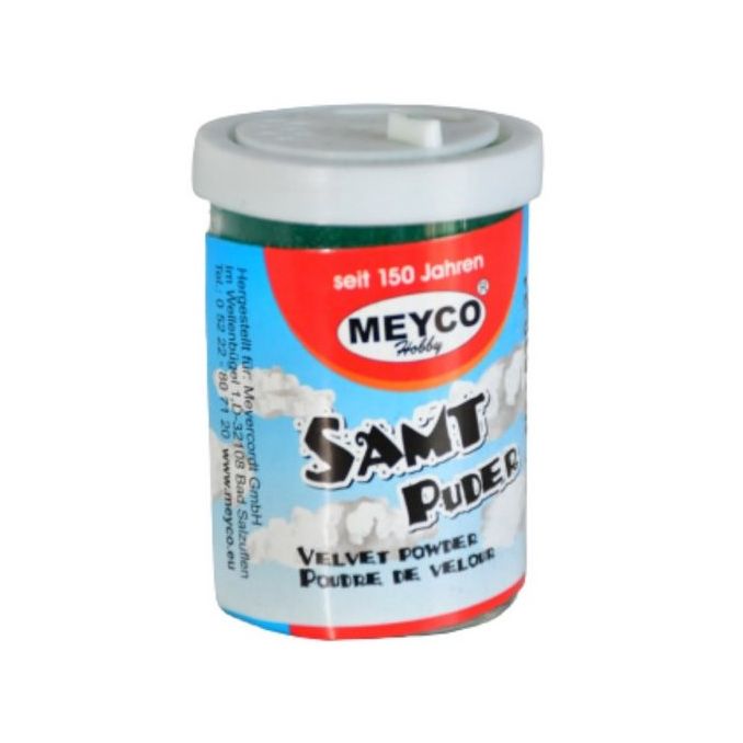 Accesorii creatie, pudra de catifea, 4.5g, verde, Meyco Accesorii creatie, pudra de catifea, 4.5g, verde, Meyco