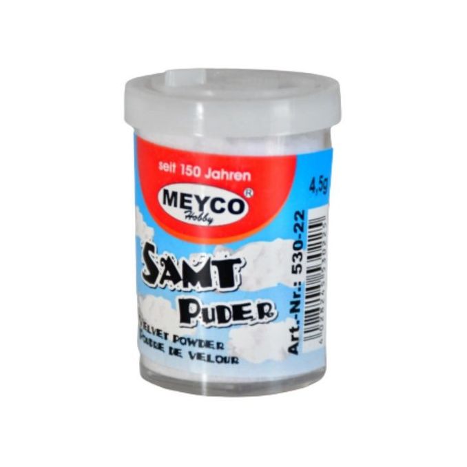Accesorii creatie, pudra de catifea, 4.5g, alb, Meyco Accesorii creatie, pudra de catifea, 4.5g, alb, Meyco