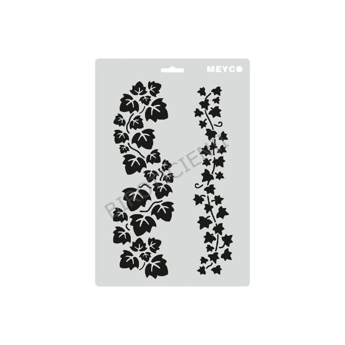 Accesorii creatie, sablon iedera, A4 (31x21cm), plastic, Meyco Accesorii creatie, sablon iedera, A4 (31x21cm), plastic, Meyco