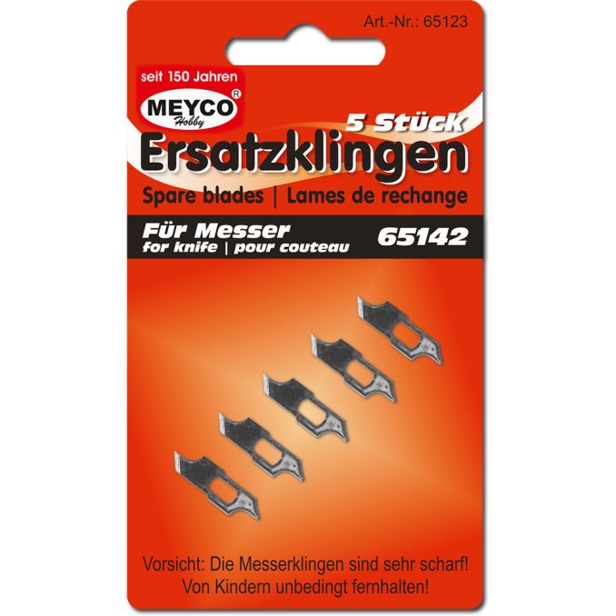 Rezerve pentru cutter circular tip compas, 5 buc/set, Meyco