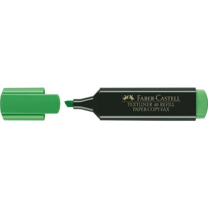 Markere si evidentiatoare - Textmarker, varf tesit 1-5mm, 8 culori/set, Faber-Castell 1548