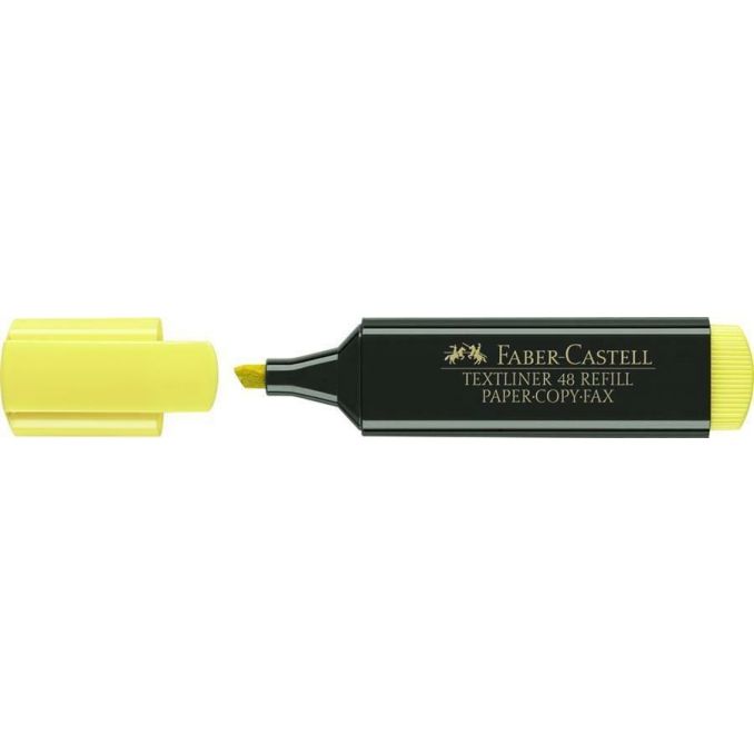 Markere si evidentiatoare - Textmarker, varf tesit 1-5mm, 8 culori/set, Faber-Castell 1548