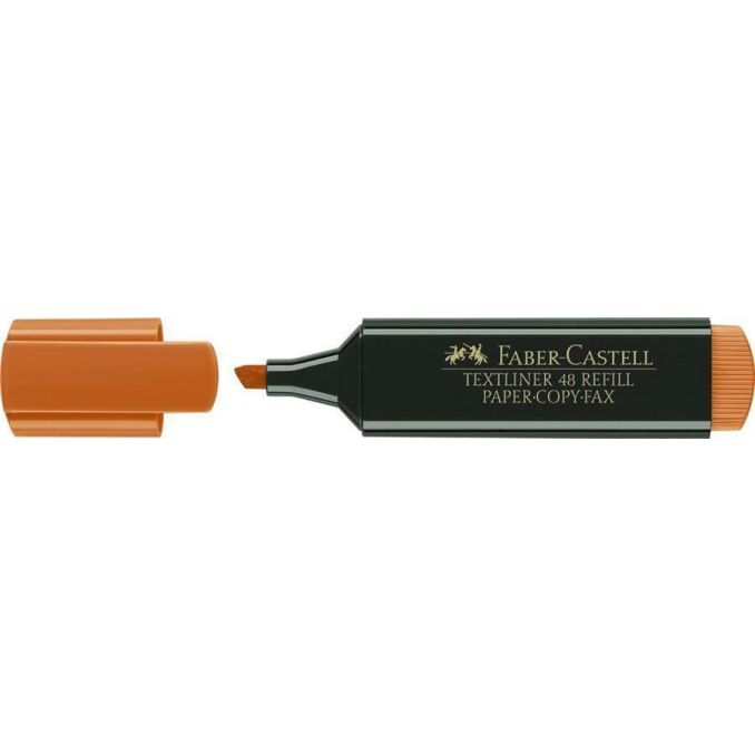 Markere si evidentiatoare - Textmarker, varf tesit 1-5mm, 8 culori/set, Faber-Castell 1548