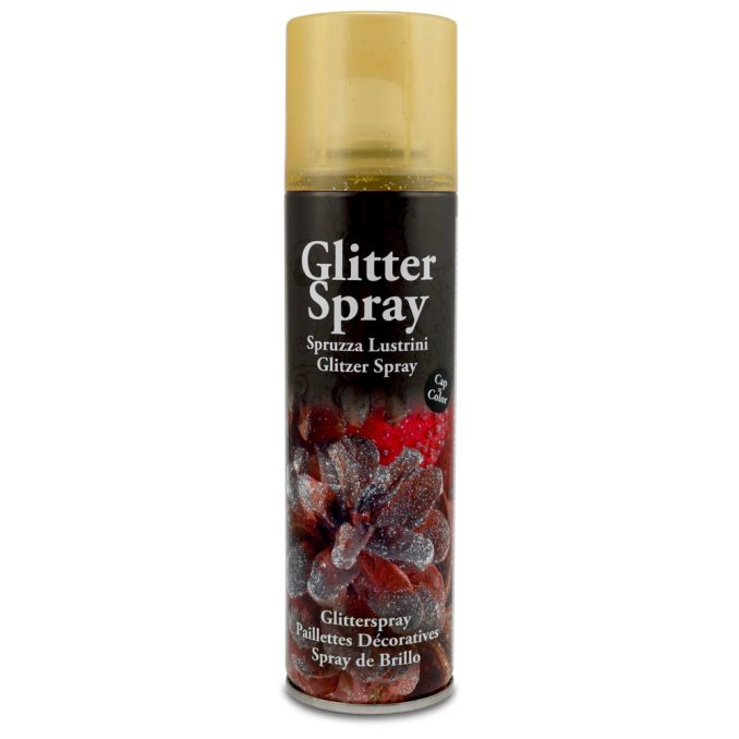 Adezivi si benzi adezive - Spray glitter (cu sclipici), 100ml, auriu, Meyco