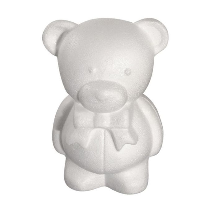 Forme polistiren, ursulet, 20cm (H), alb, Meyco