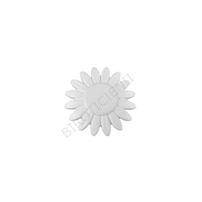 Forme polistiren, floarea-soarelui, Ø 15cm, alb, Meyco