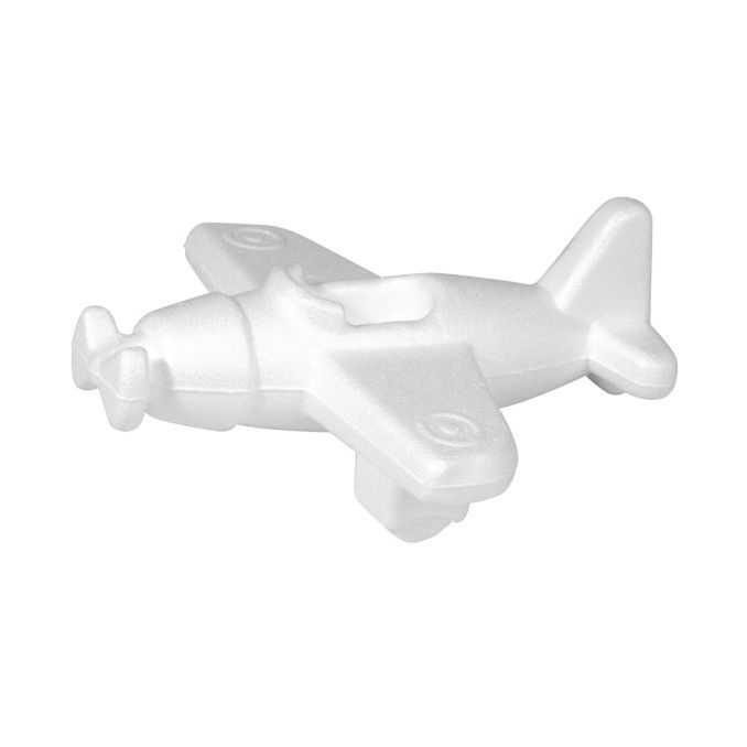 Forme polistiren, avion, 16x15cm, alb, Meyco