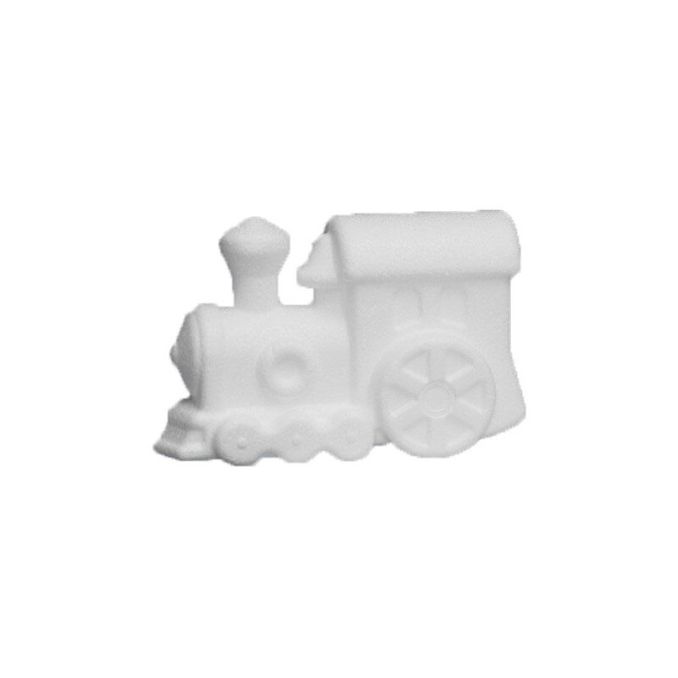 Forme polistiren, locomotiva, 12x8cm, alb, Meyco