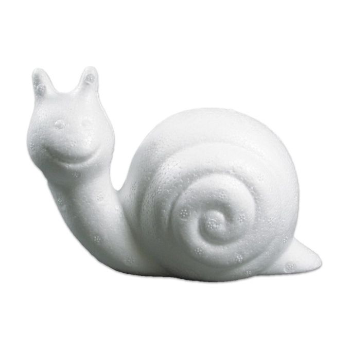 Forme polistiren, melc, 10cm (H), alb, Meyco