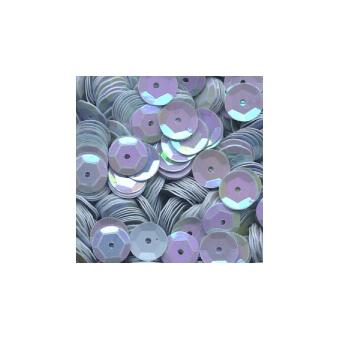 Accesorii creatie, paiete hexagonale, Ø 6mm, 1400 buc/set, albastru deschis, aspect irizat, Meyco