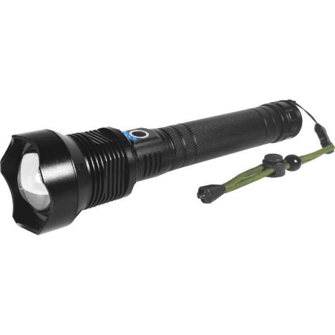 Iluminat si electrice - Lanterna metalica LED cu zoom, rezistenta la apa/socuri, raza 500m, autonomie 6h, putere 13W, TED Electric TL-9137TED