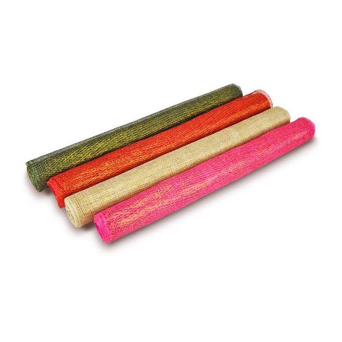 Panza iuta cu fire stralucitoare, 48cmx5m, natur/auriu, Meyco Panza iuta cu fire stralucitoare, 48cmx5m, natur/auriu, Meyco