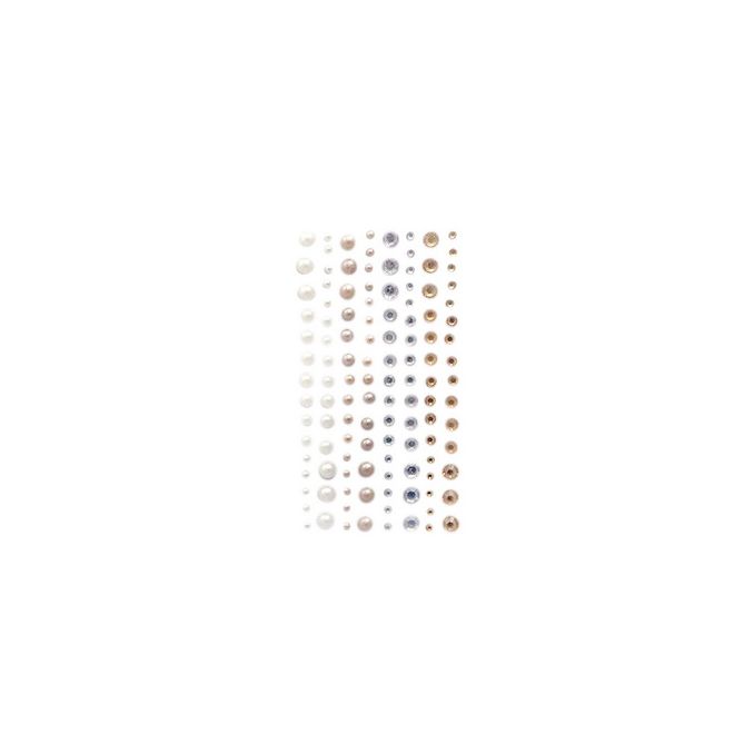 Strasuri/pietre si perle adezive, Ø 3/4/5/6mm, 120 buc/set, nature tones, Dp Craft Strasuri/pietre si perle adezive, Ø 3/4/5/6mm, 120 buc/set, nature tones, Dp Craft