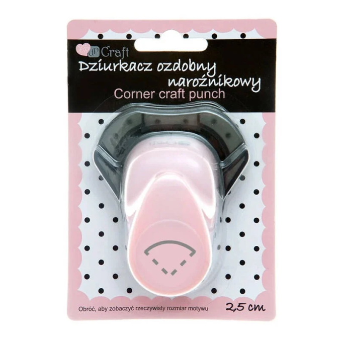 Perforator cu model, colturi decorative - rotunde inversate, 2.5cm, Dp Craft