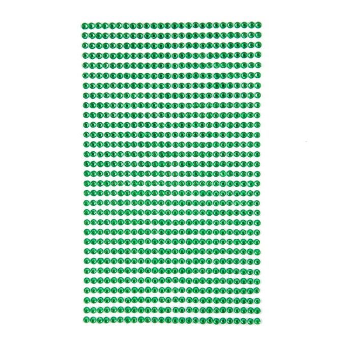 Strasuri/pietre adezive, Ø 3mm, 806 buc/set, verde, Dp Craft Strasuri/pietre adezive, Ø 3mm, 806 buc/set, verde, Dp Craft