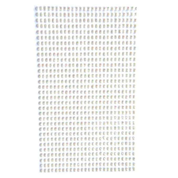 Strasuri/pietre adezive, Ø 3mm, 806 buc/set, ivoire iridiscent, Dp Craft Strasuri/pietre adezive, Ø 3mm, 806 buc/set, ivoire iridiscent, Dp Craft