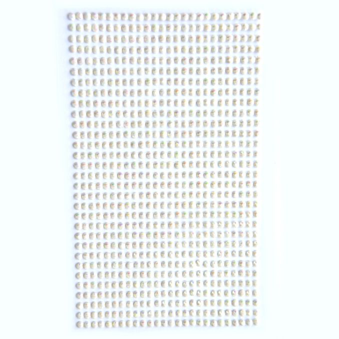 Strasuri/pietre adezive, Ø 3mm, 806 buc/set, ivoire iridiscent, Dp Craft Strasuri/pietre adezive, Ø 3mm, 806 buc/set, ivoire iridiscent, Dp Craft