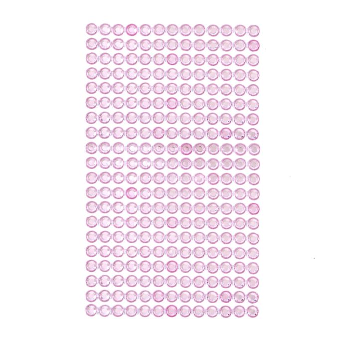 Strasuri/pietre adezive, Ø 6mm, 260 buc/set, roz deschis, Dp Craft Strasuri/pietre adezive, Ø 6mm, 260 buc/set, roz deschis, Dp Craft