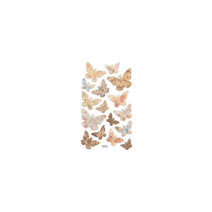 Stickere/abtibilduri din spuma, fluturi, 16 buc/set, Dp Craft Stickere/abtibilduri din spuma, fluturi, 16 buc/set, Dp Craft
