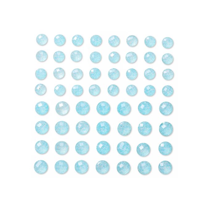Strasuri/pietre adezive cu sclipici, Ø 8/10mm, 60 buc/set, bleu, Dp Craft Strasuri/pietre adezive cu sclipici, Ø 8/10mm, 60 buc/set, bleu, Dp Craft