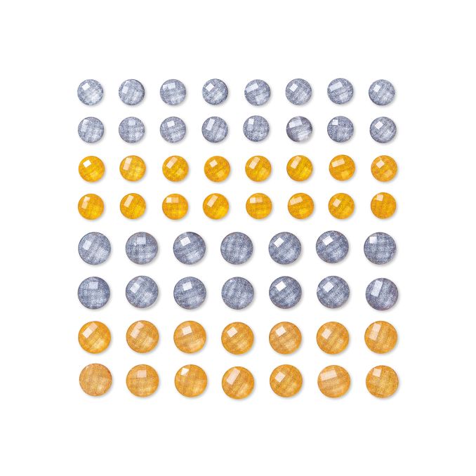 Strasuri/pietre adezive, Ø 8/10mm, 60 buc/set, auriu si argintiu, Dp Craft Strasuri/pietre adezive, Ø 8/10mm, 60 buc/set, auriu si argintiu, Dp Craft