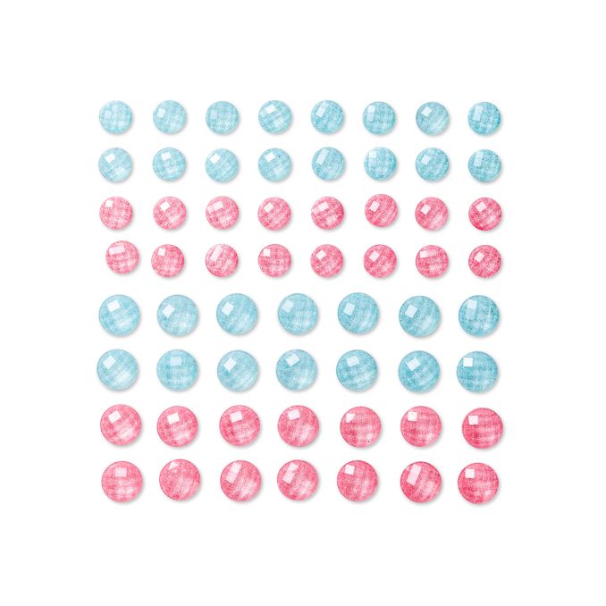Strasuri/pietre adezive, Ø 8/10mm, 60 buc/set, bleu si roz, Dp Craft Strasuri/pietre adezive, Ø 8/10mm, 60 buc/set, bleu si roz, Dp Craft