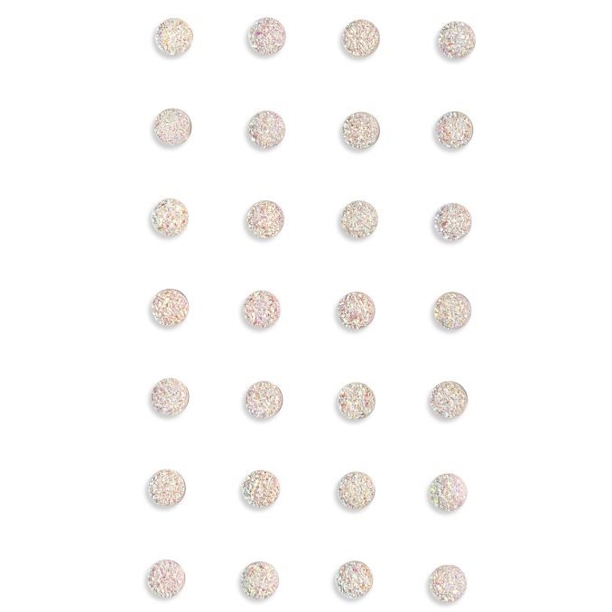 Strasuri/pietre adezive, Ø 8mm, 28 buc/set, ivoire iridiscent, Dp Craft Strasuri/pietre adezive, Ø 8mm, 28 buc/set, ivoire iridiscent, Dp Craft