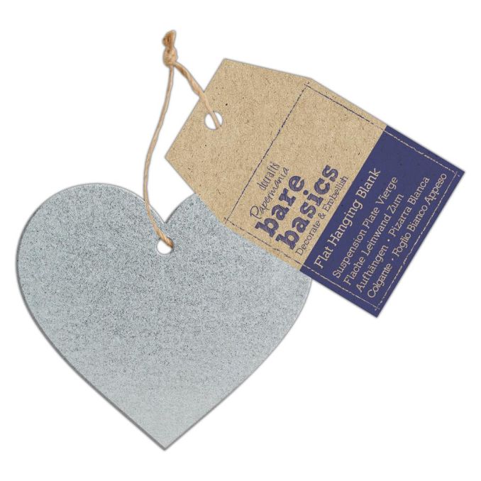 Forme decorative din metal - inima, cu agatatoare, argintiu, Bare Basics Papermania Forme decorative din metal - inima, cu agatatoare, argintiu, Bare Basics Papermania