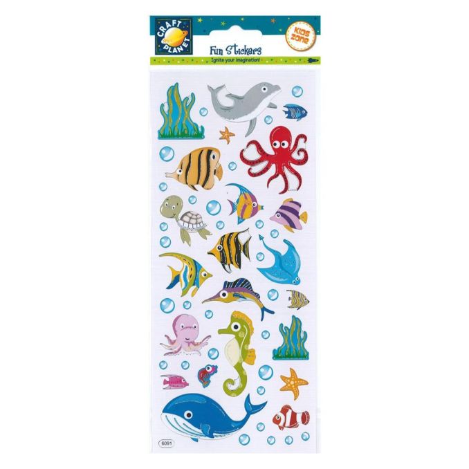 Stickere/abtibilduri, animale marine, Craft Planet Stickere/abtibilduri, animale marine, Craft Planet