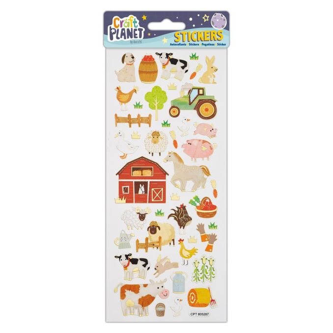 Stickere/abtibilduri, la ferma, Craft Planet Stickere/abtibilduri, la ferma, Craft Planet