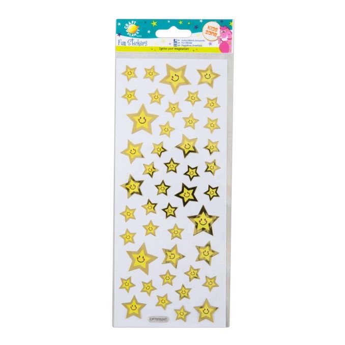 Stickere/abtibilduri, smiley faces stars, Craft Planet Stickere/abtibilduri, smiley faces stars, Craft Planet