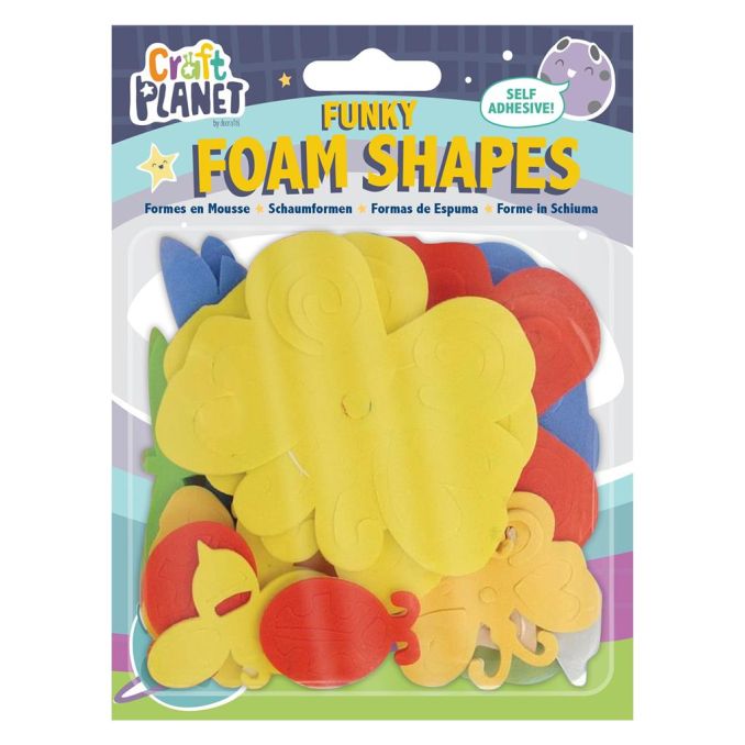 Forme din spuma adeziva - fluturi si insecte, diferite culori si dimensiuni, Craft Planet Forme din spuma adeziva - fluturi si insecte, diferite culori si dimensiuni, Craft Planet