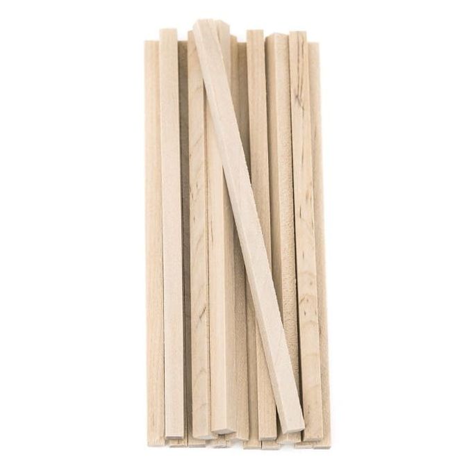 Bete creative patrate din lemn, 15x0.6cm, 16 buc/set, natur, Dp Craft Bete creative patrate din lemn, 15x0.6cm, 16 buc/set, natur, Dp Craft