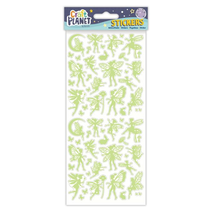 Stickere/abtibilduri fosforescente, zane, Craft Planet Stickere/abtibilduri fosforescente, zane, Craft Planet