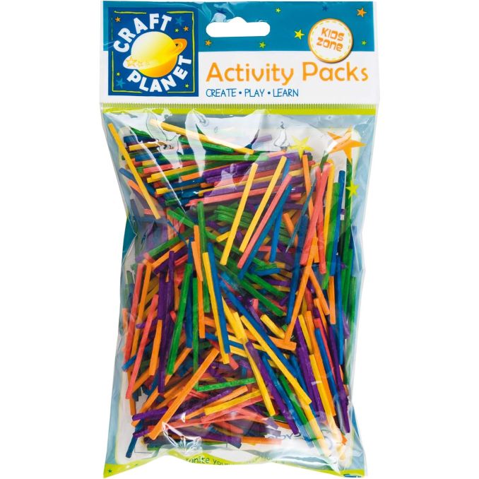 Bete de chibrit, 500 buc/set, diferite culori, Craft Planet Bete de chibrit, 500 buc/set, diferite culori, Craft Planet
