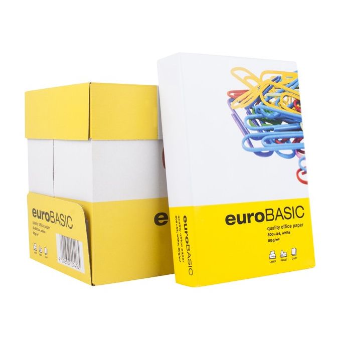 Hartie copiator A5 (jumatate din A4 - 210x148mm), 80 g/mp, 500 coli/top, Eurobasic