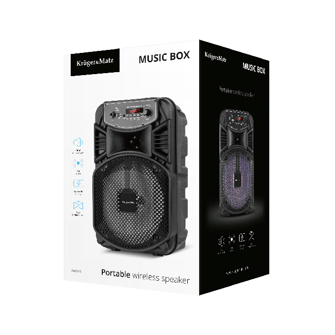 Audio, Boxe - Boxa portabila wireless bluetooth speaker, Kruger&Matz Music Box