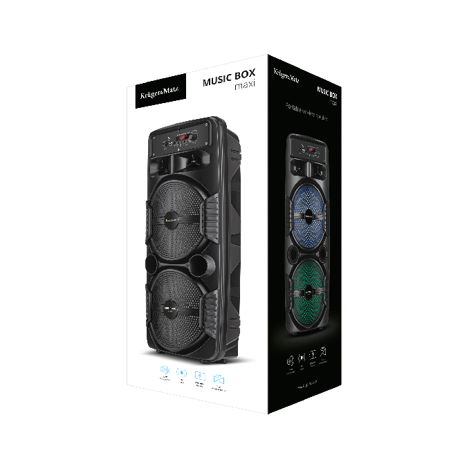 Audio, Boxe - Boxa portabila wireless bluetooth speaker, Kruger&Matz Music Box Maxi